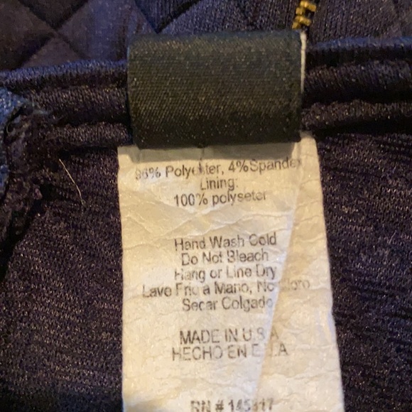 Navy blue Windsor medium knee high dress - Picture 6 of 9